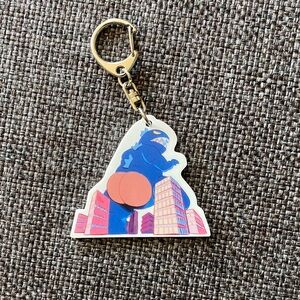 🍑 Godzilla Booty Cartoon Acrylic Keychain, Japanese Exclusive